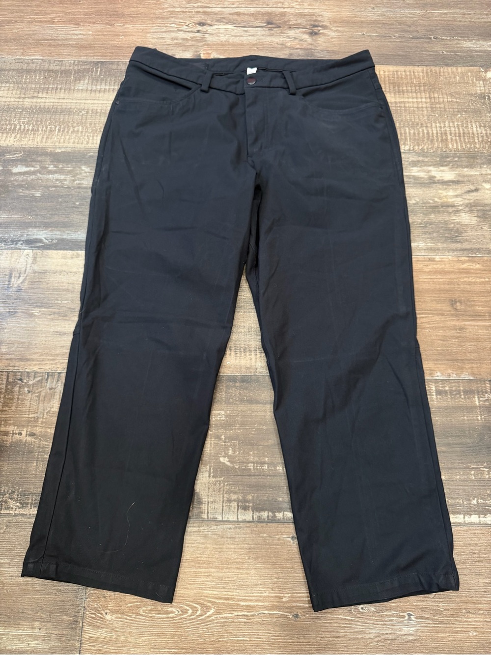 lululemon athletica Men's Black Chinos - Straight Cut